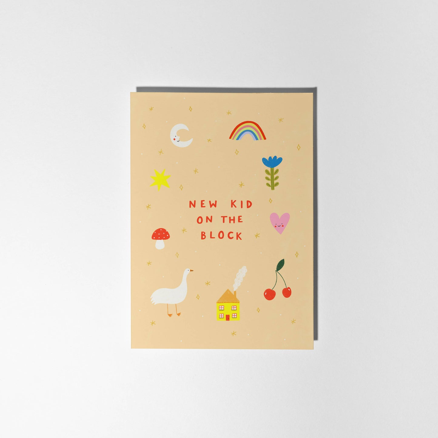 New Kid On The Block Baby Card | Unisex New Baby Card