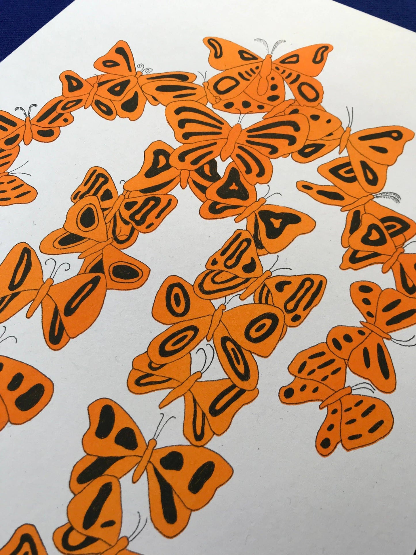 Moth Man - A4 Riso Print