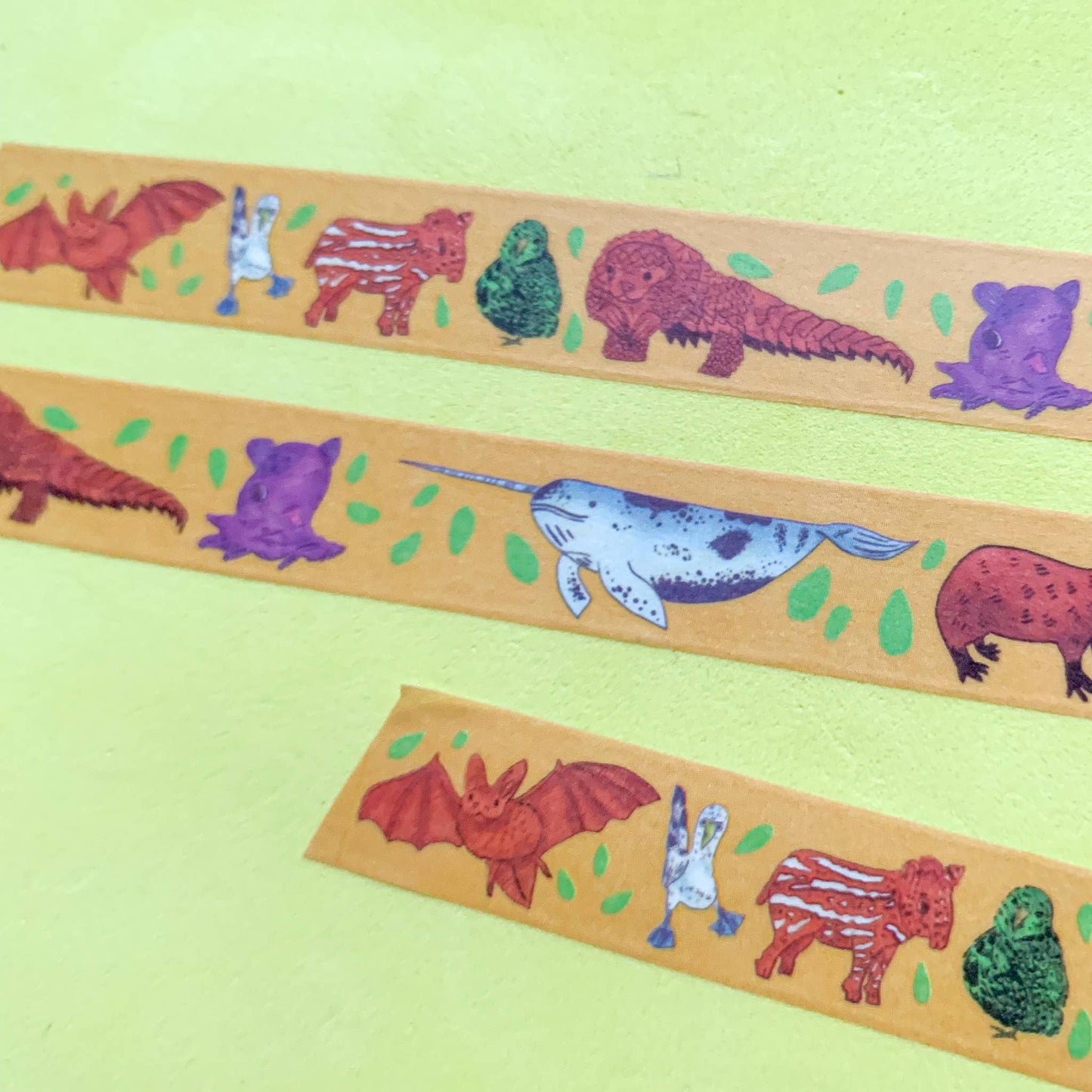 Weird Animal Club Washi Tape