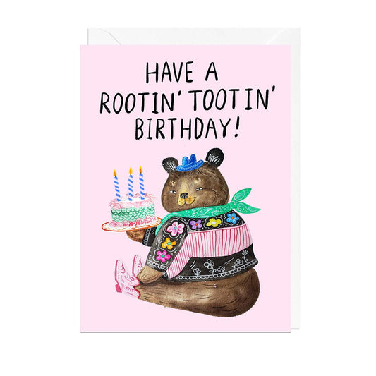 ROOTIN TOOTIN BIRTHDAY Card