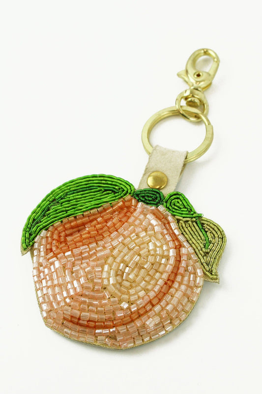 PEACH KEYRING
