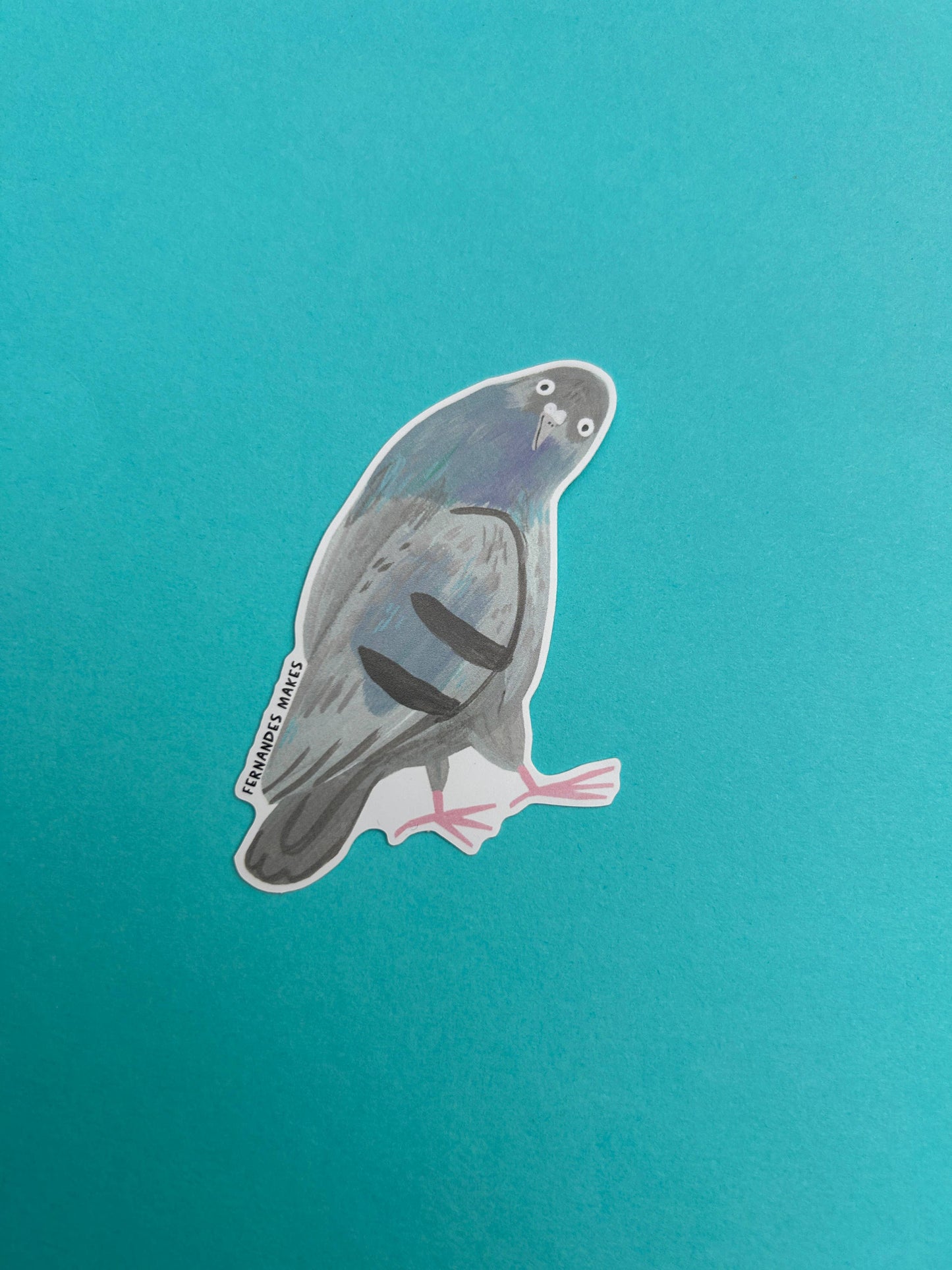 Oregano The Pigeon Vinyl Sticker