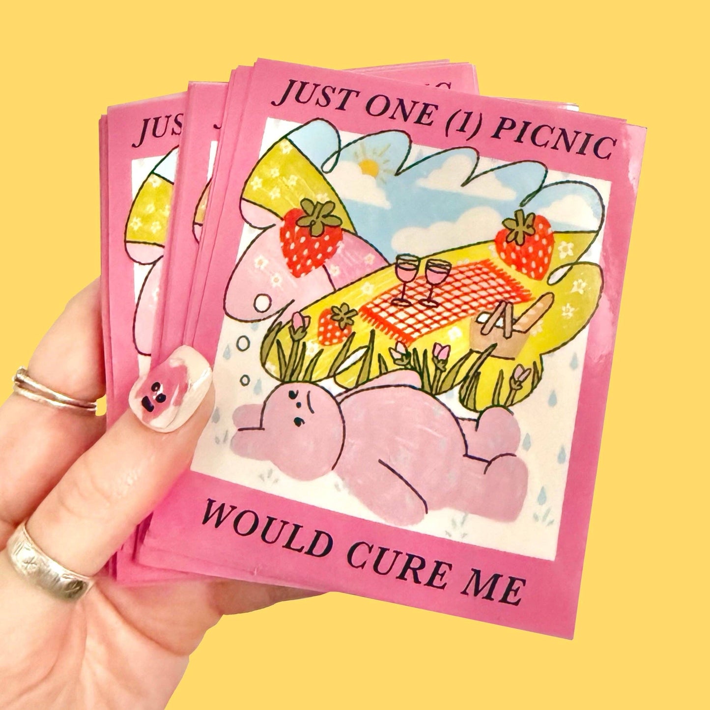 Just One (1) Picnic Sticker
