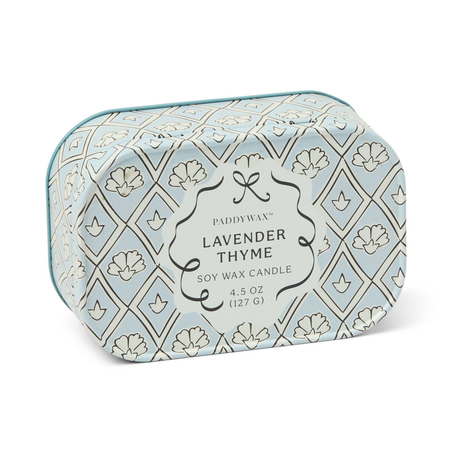 Printed Tin Candle - Lavender & Thyme