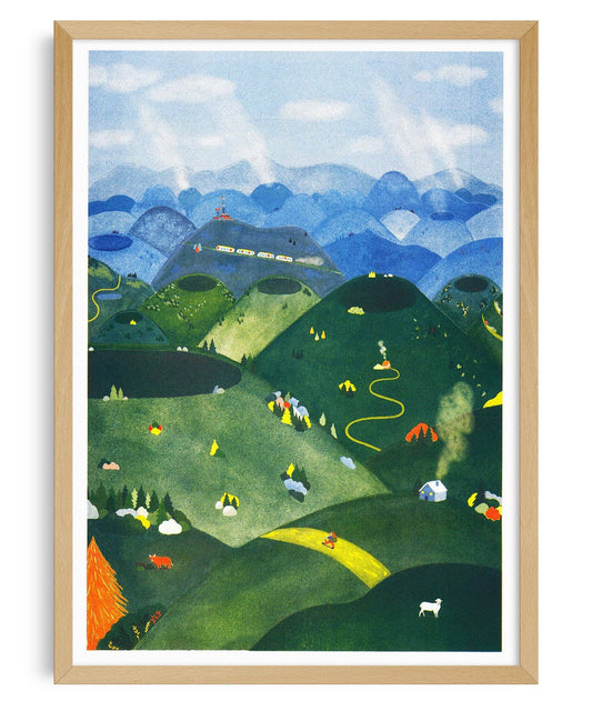 Poster A3 - Charline Collette - Chaîne des Puys