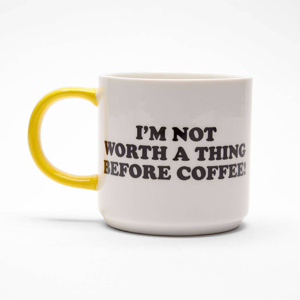 Snoopy I'm not worth a thing...Mug