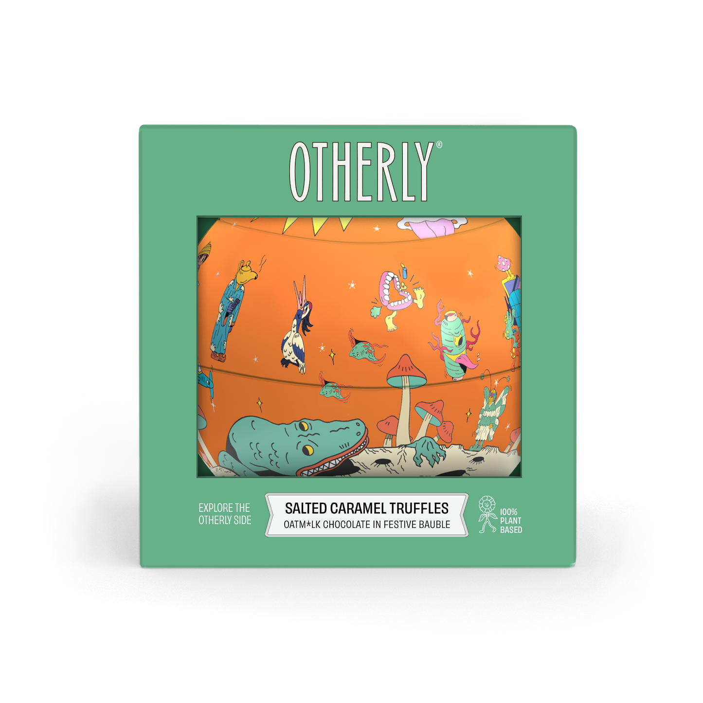 Bauble Tin - OTHERLY Oatm*lk Salted Caramel Truffles 100G