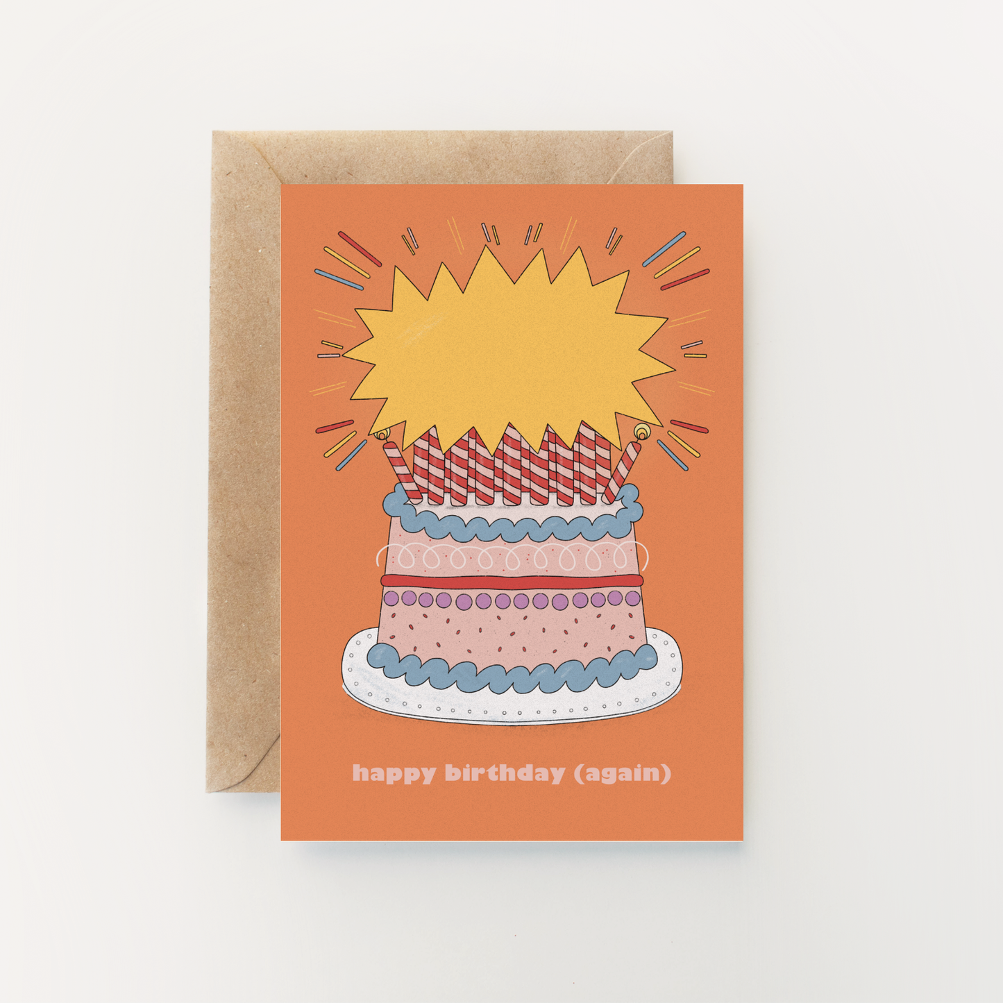 'Happy Birthday Again' Greetings Card