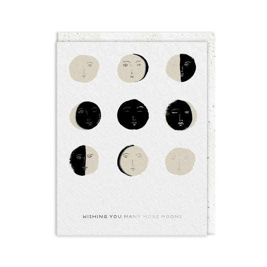 Many Moons Plantable Seed Birthday Card
