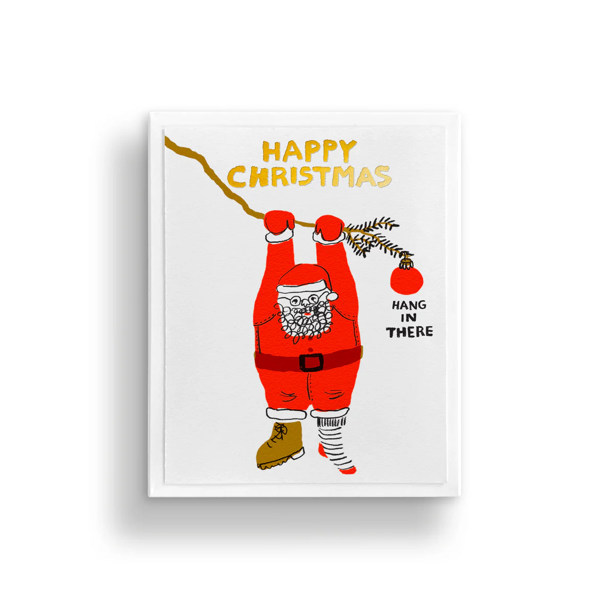 Hang in There Pack of 8 Christmas Cards