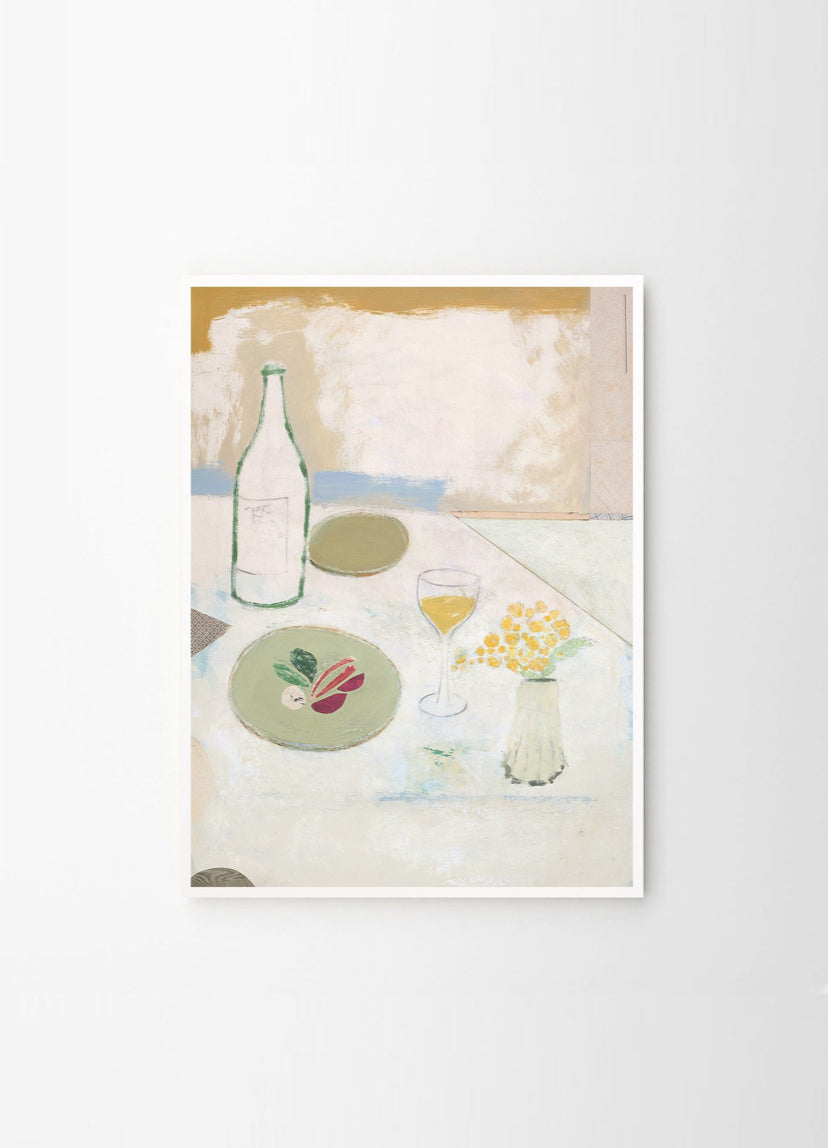 Max Ososki - ‘Fleurs Jaunes’ XL Giclée Print