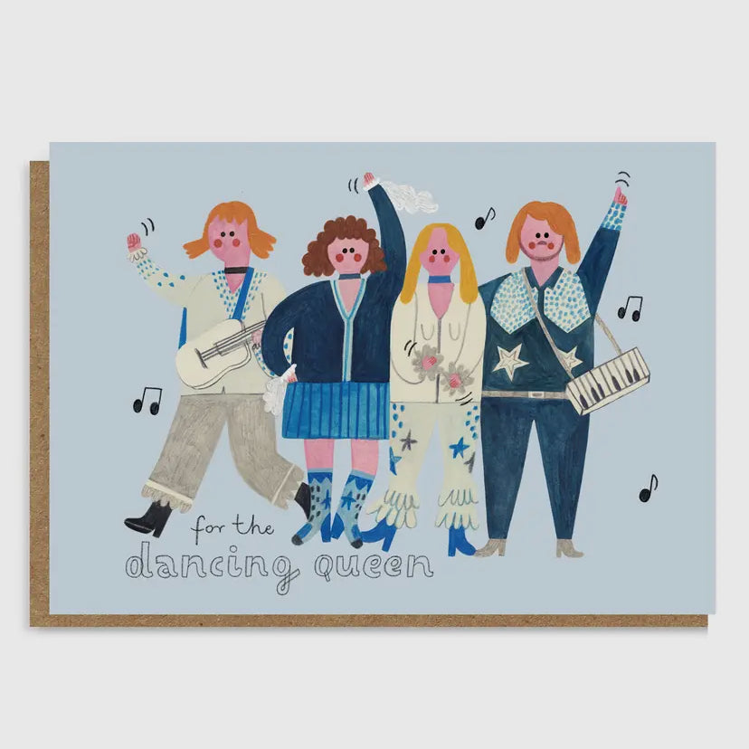 Dancing Queen Abba Birthday Card