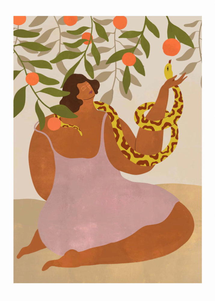 Snake Charmer A3 Art Print