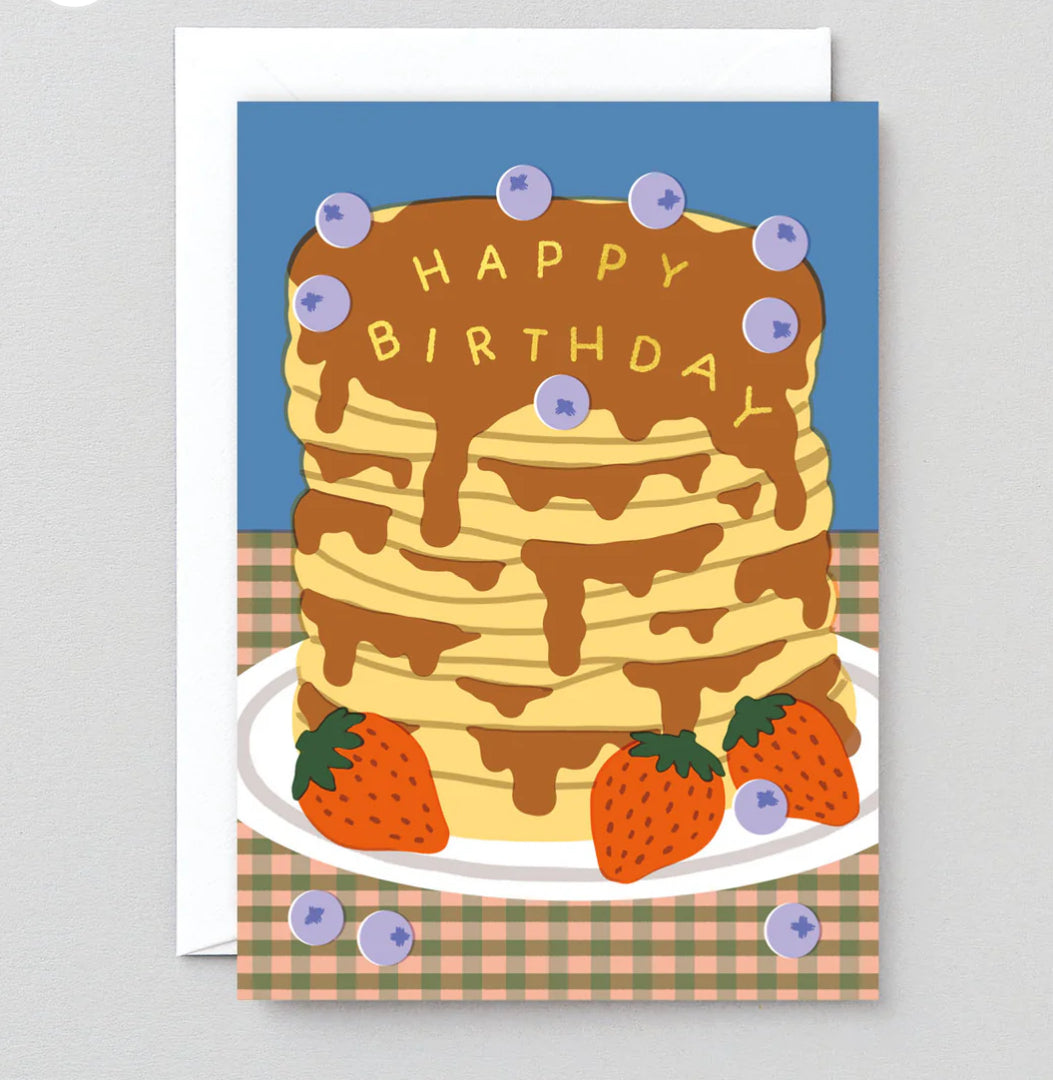 Pancakes Birthday Card