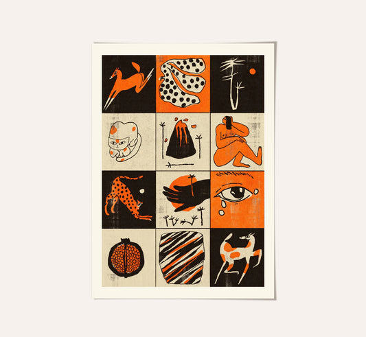 Moods A3 Art Print
