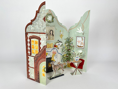 Dutch Gable Pop-Up Advent Calendar