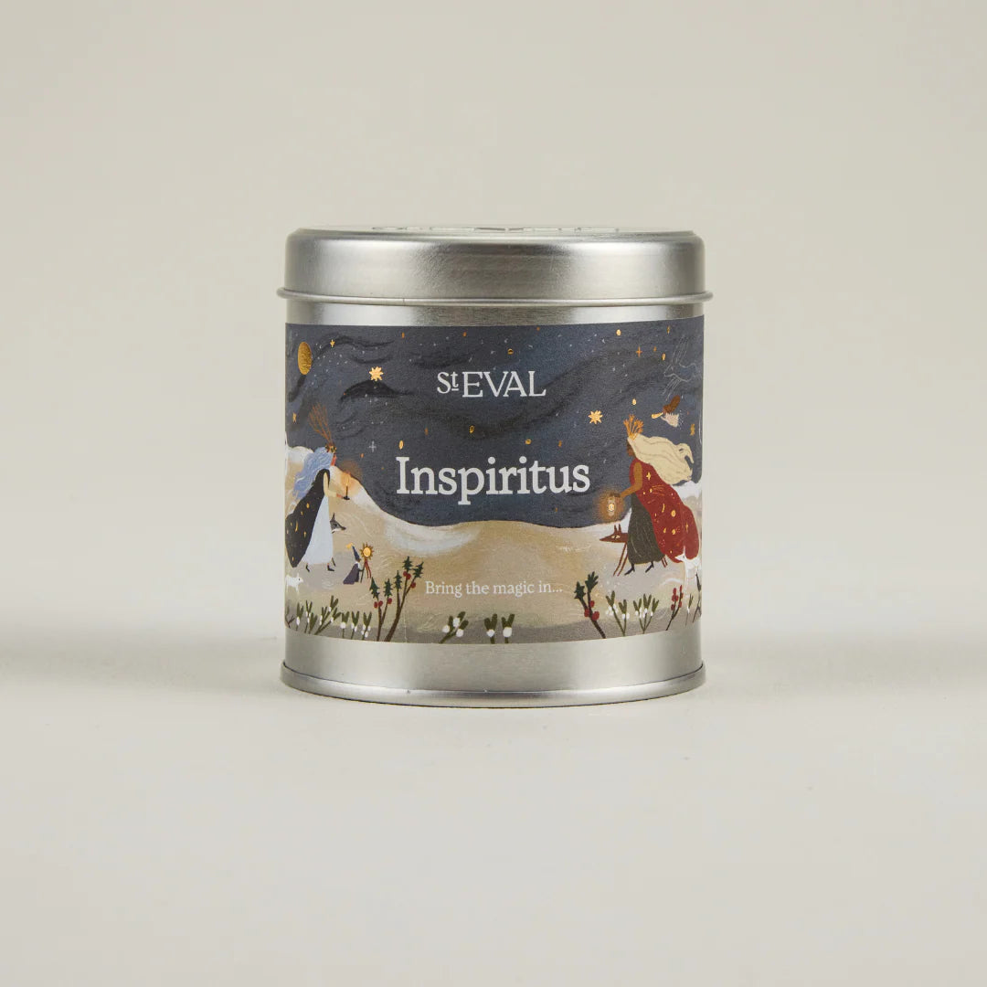 Christmas St Eval Inspiritus Tin Candle