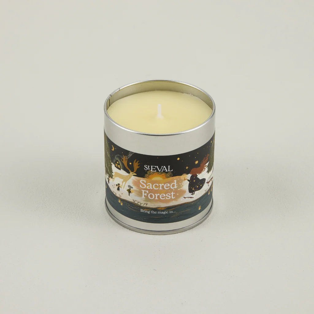 Christmas St Eval Sacred Forest Tin Candle