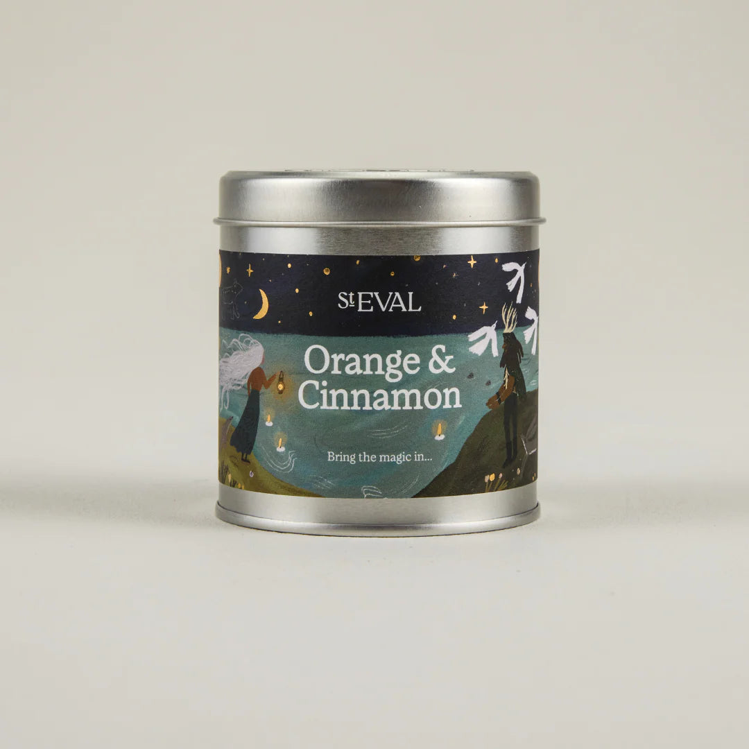 Christmas St Eval Orange & Cinnamon Tin Candle
