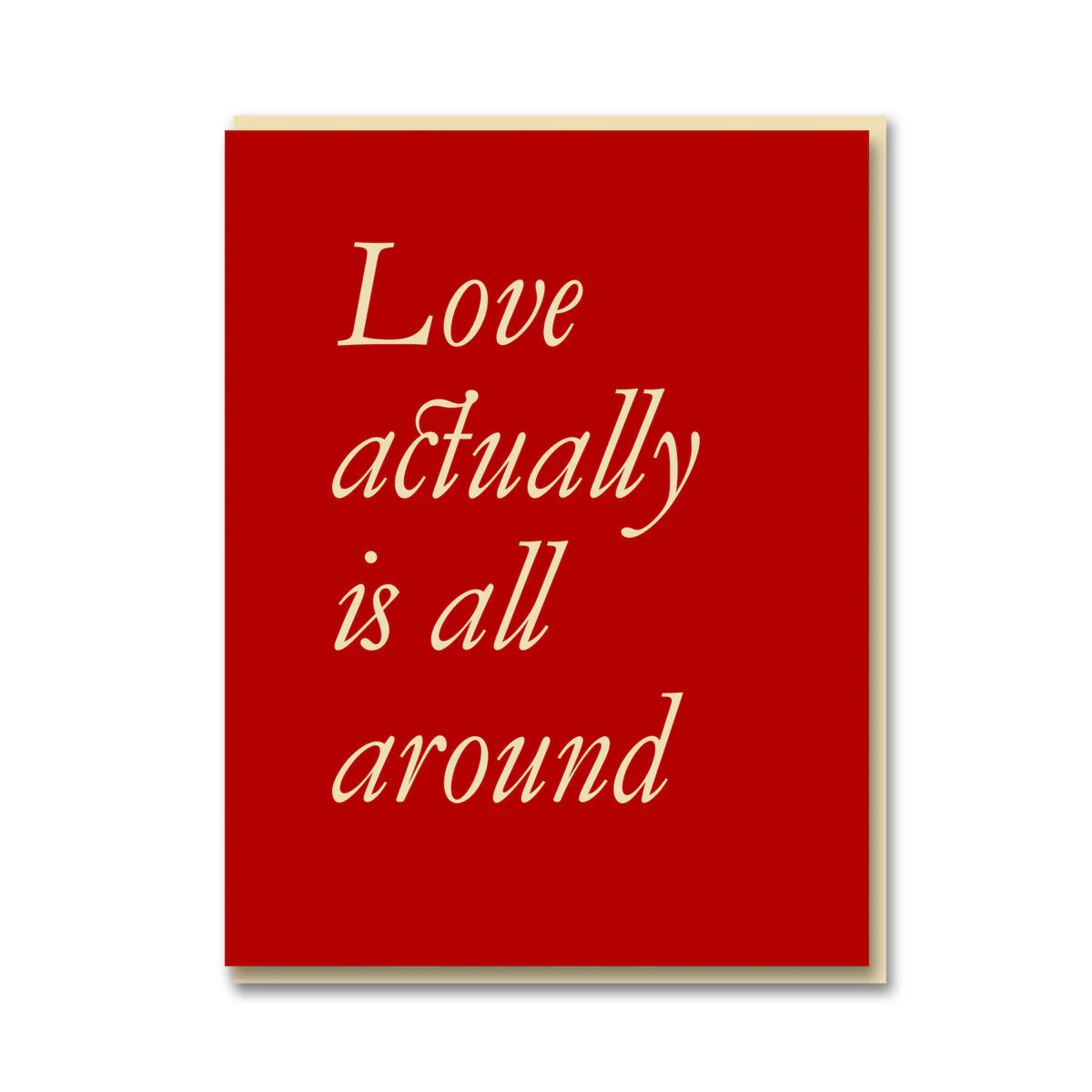 Love Actually Christmas Card