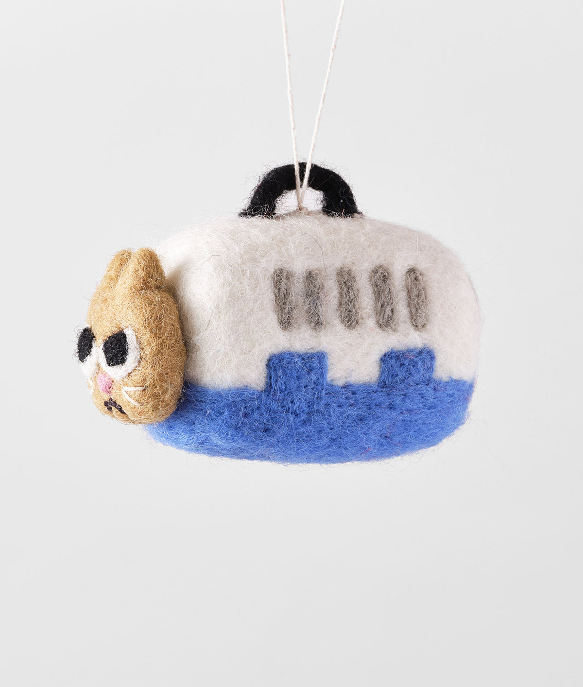 Coco the Cat Felt Christmas Decoration