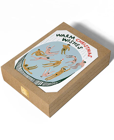 Warm Christmas Wishes Card - Pack of 8