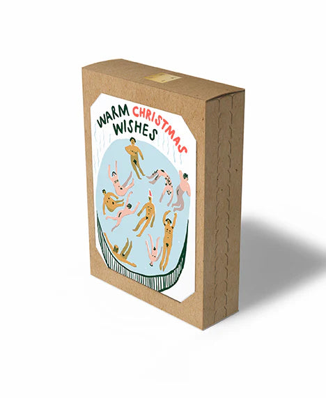 Warm Christmas Wishes Card - Pack of 8
