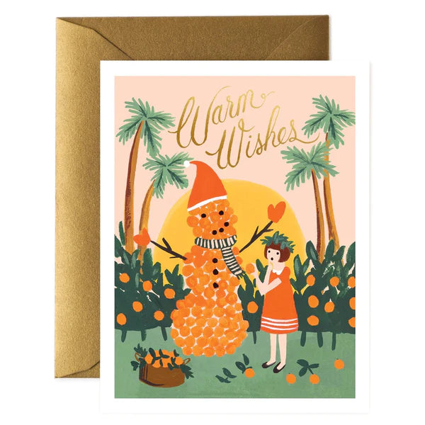 Warm Wishes Christmas Card