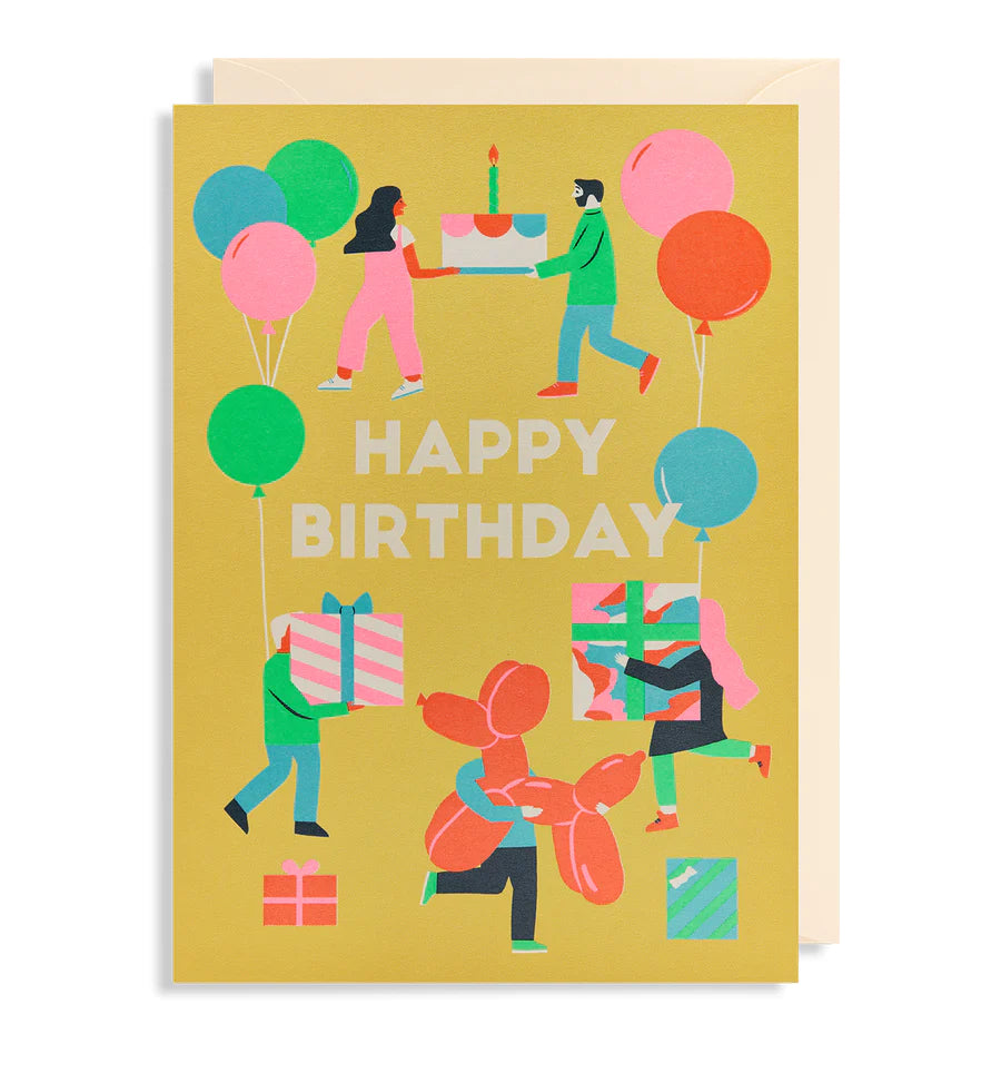 Balloon Dog Birthday Card