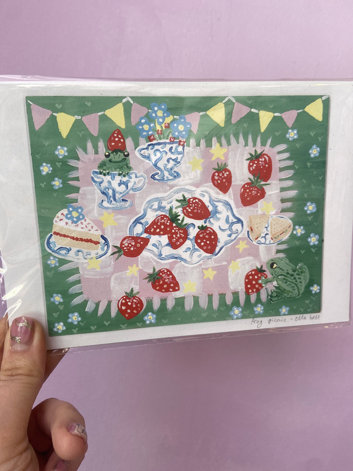Frog Picnic Print