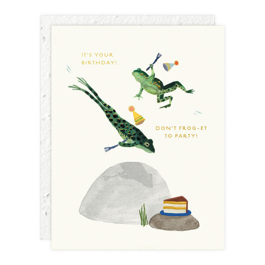 Don’t Froget to Have fun Plantable Seed Birthday Card