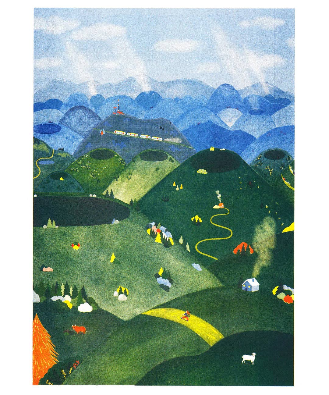 Poster A3 - Charline Collette - Chaîne des Puys
