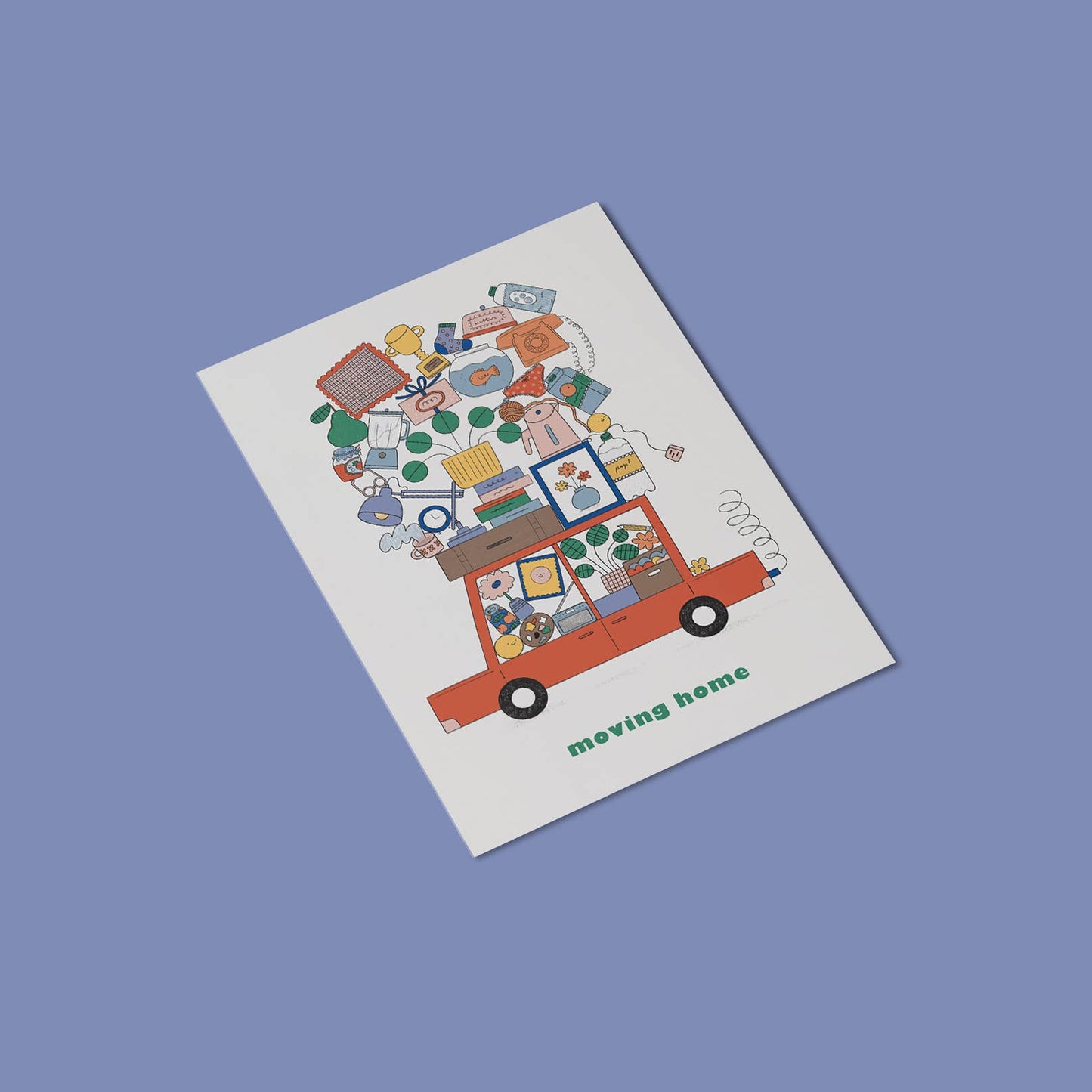'Moving Home' Greetings Card