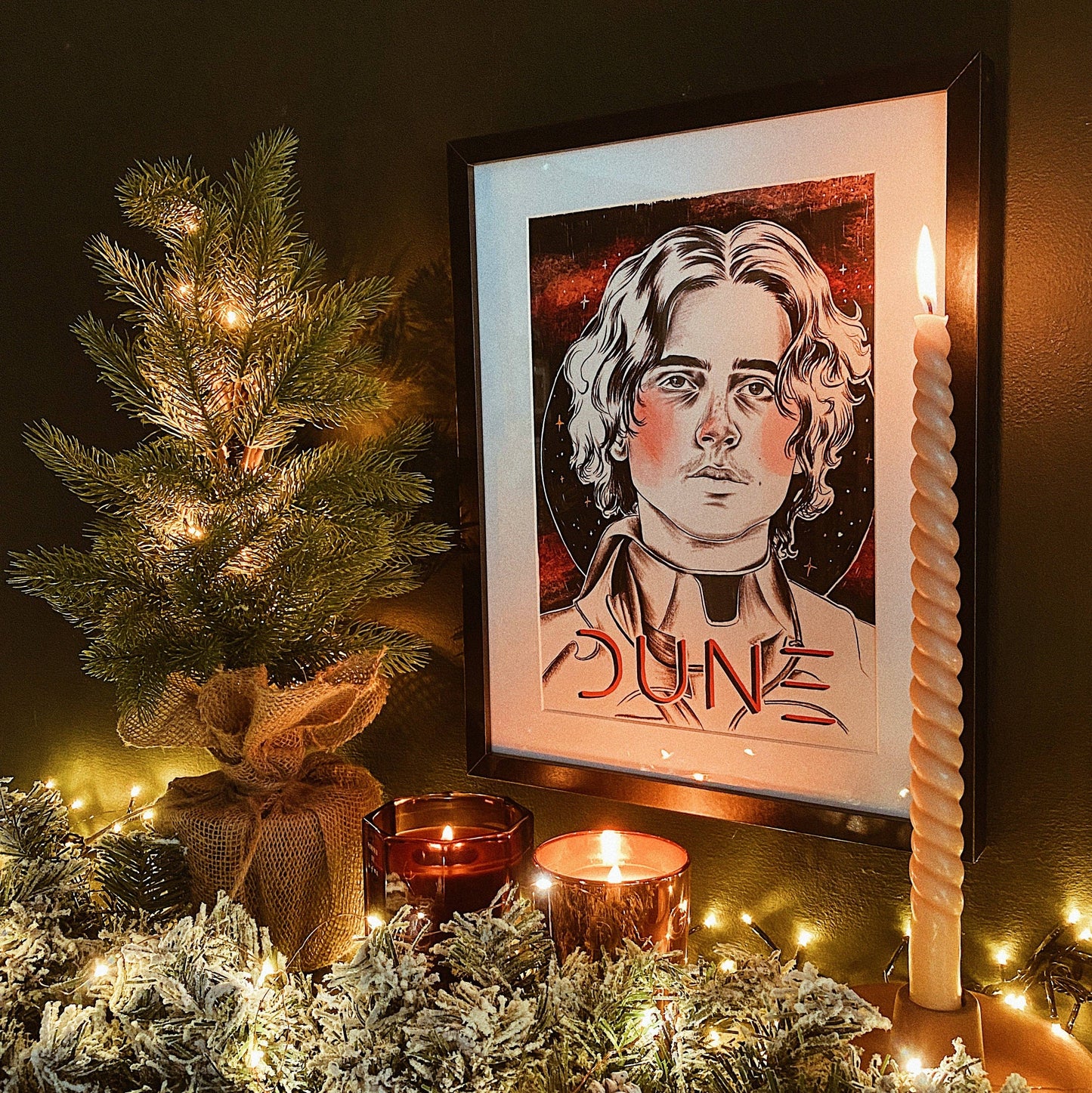 Dune - Timothee Chalamet A4 Art Print