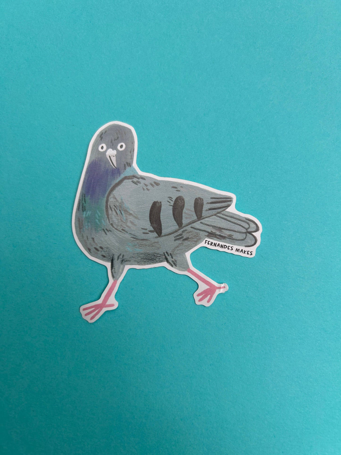 Paprika The Pigeon Vinyl Sticker