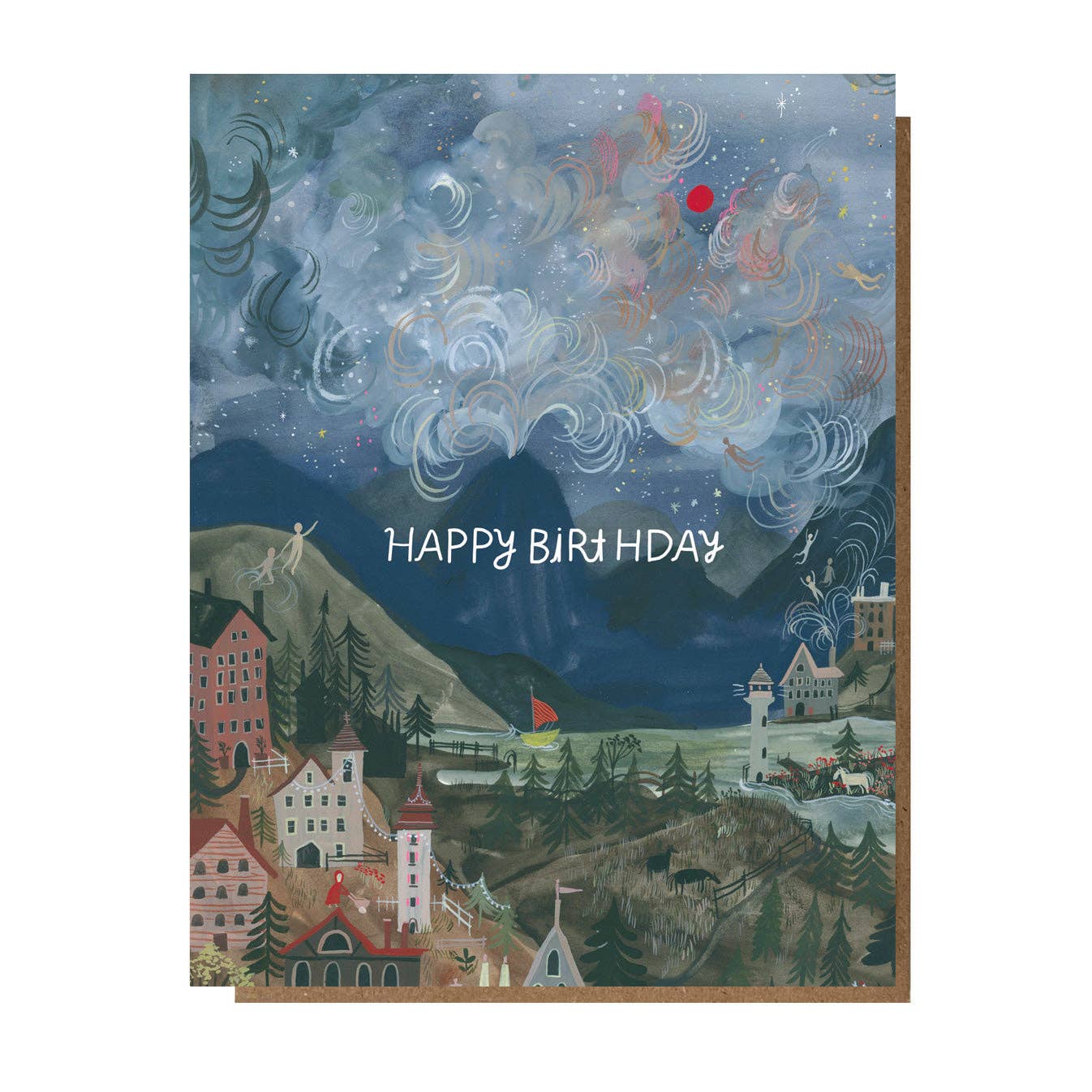 Happy Birthday Harbor Greeting Card: Sleeved Single A2 Card