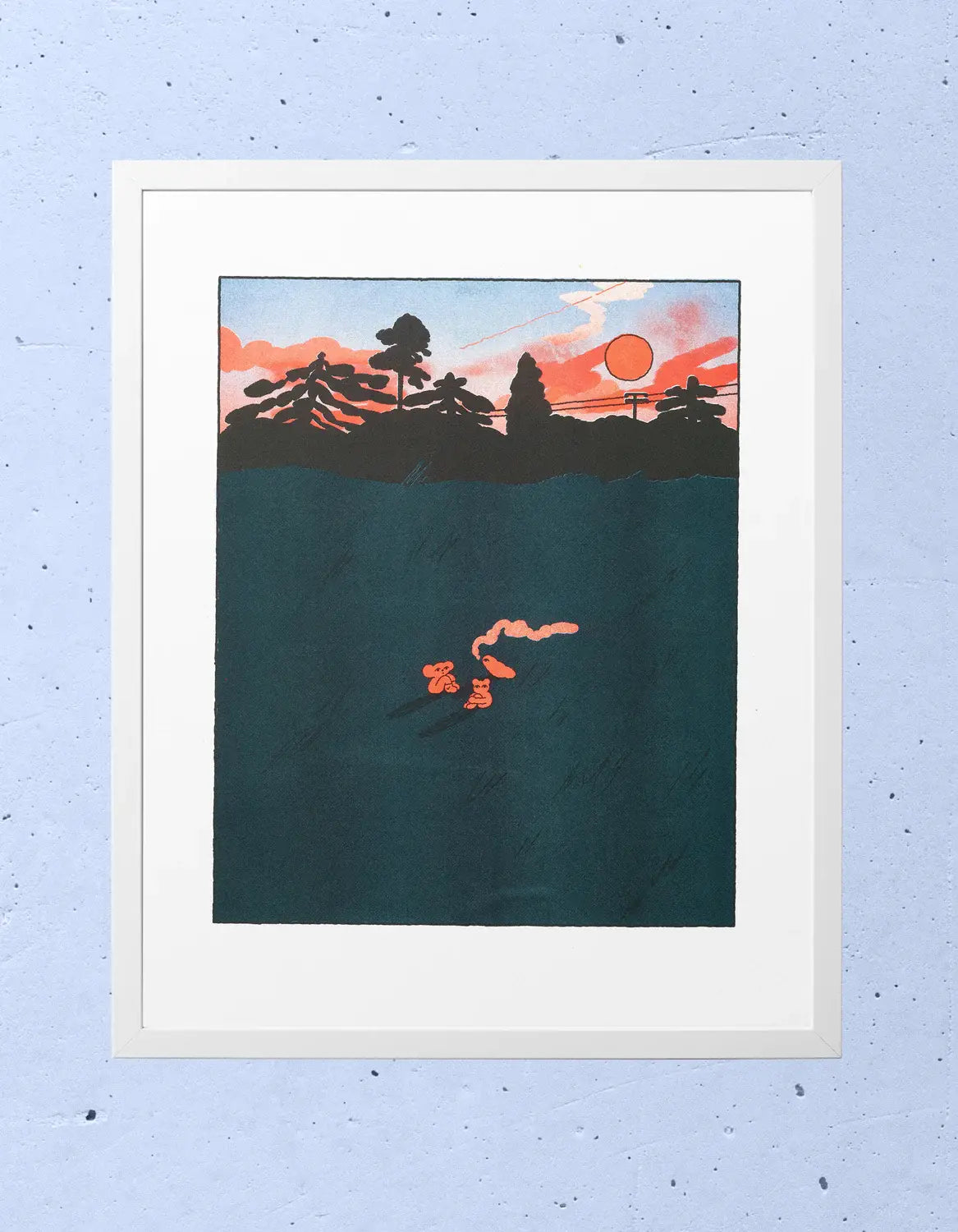 Fields at Dusk A3 Print