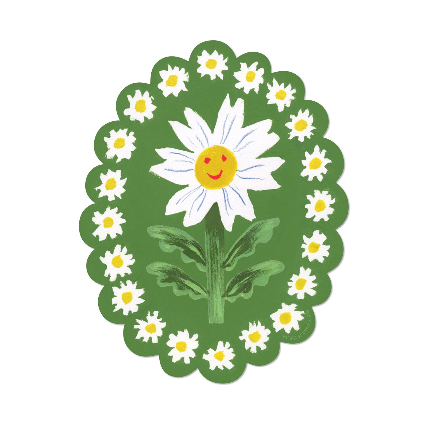 Daisy sticker: Single