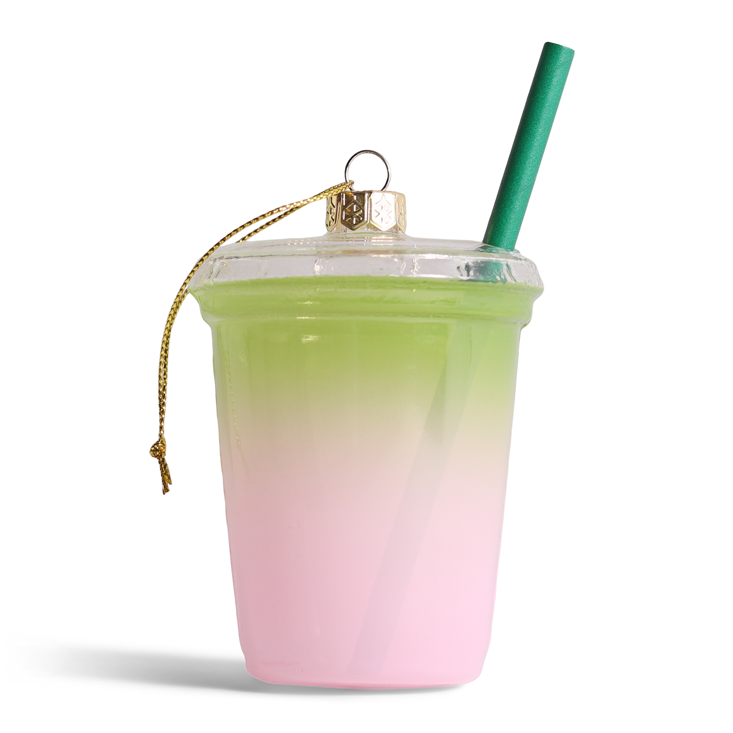Blueberry Matcha Glass Decoration, 12cm