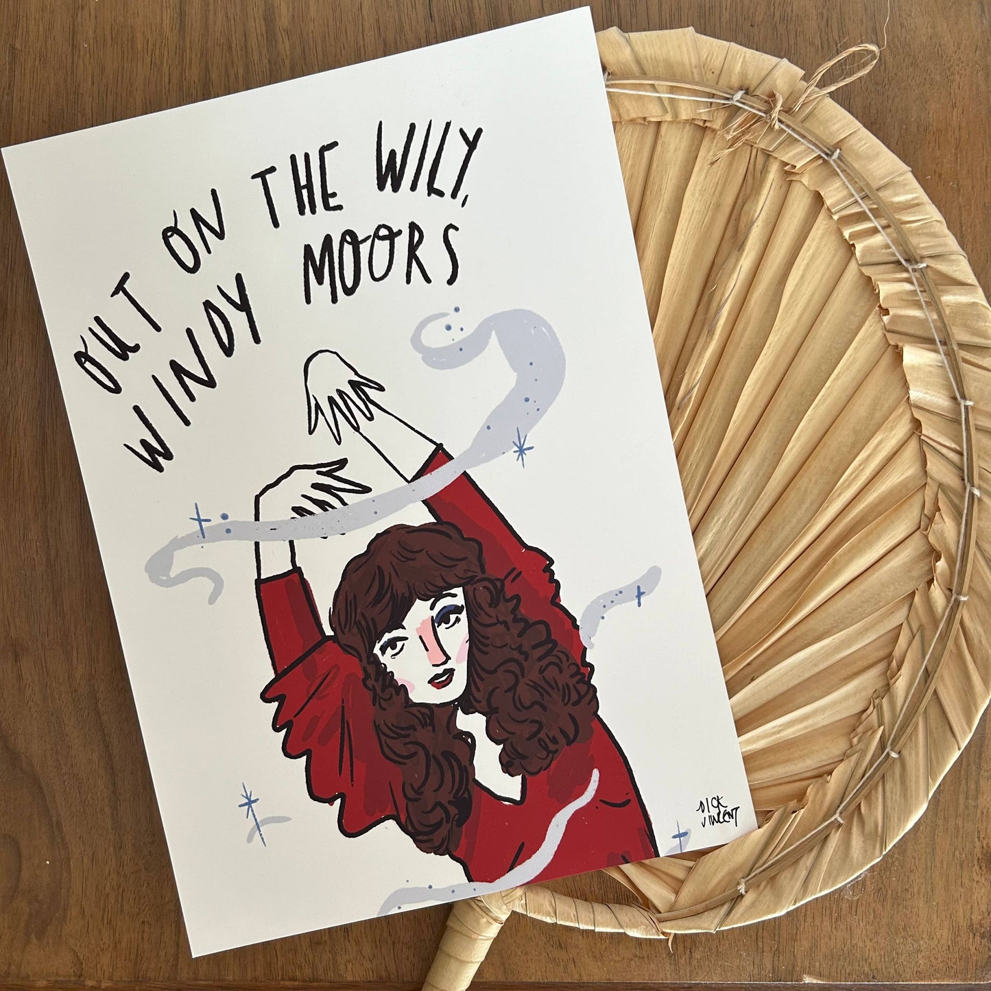 Kate Bush Wuthering Heights A4 Print