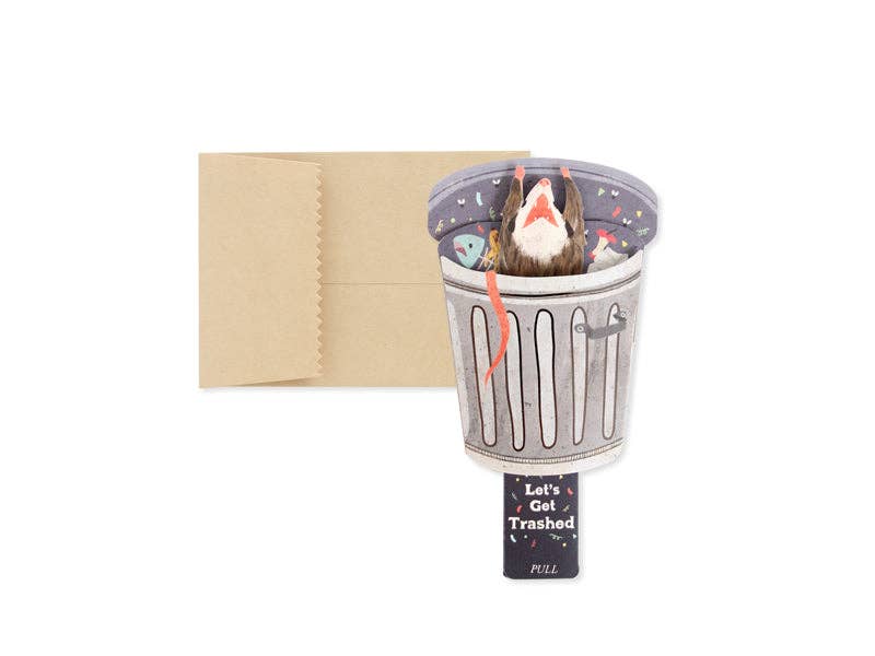 Trash 3D Pop Up Card