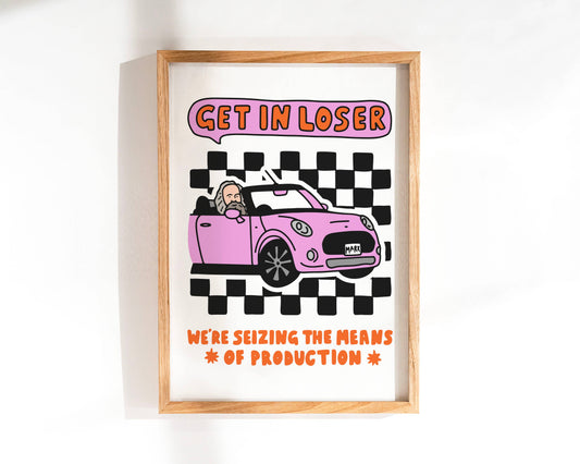 Karl Marx A4 Art Print