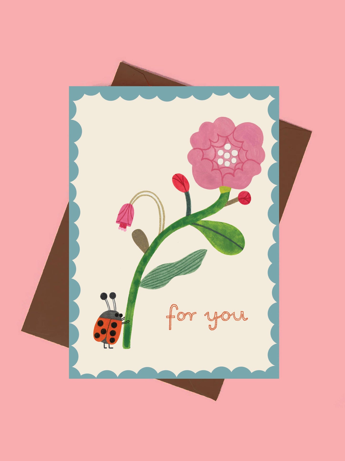 LADYBIRD&FLOWER card