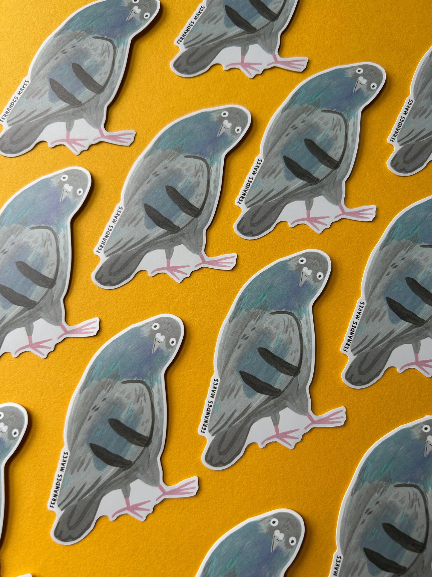 Oregano The Pigeon Vinyl Sticker