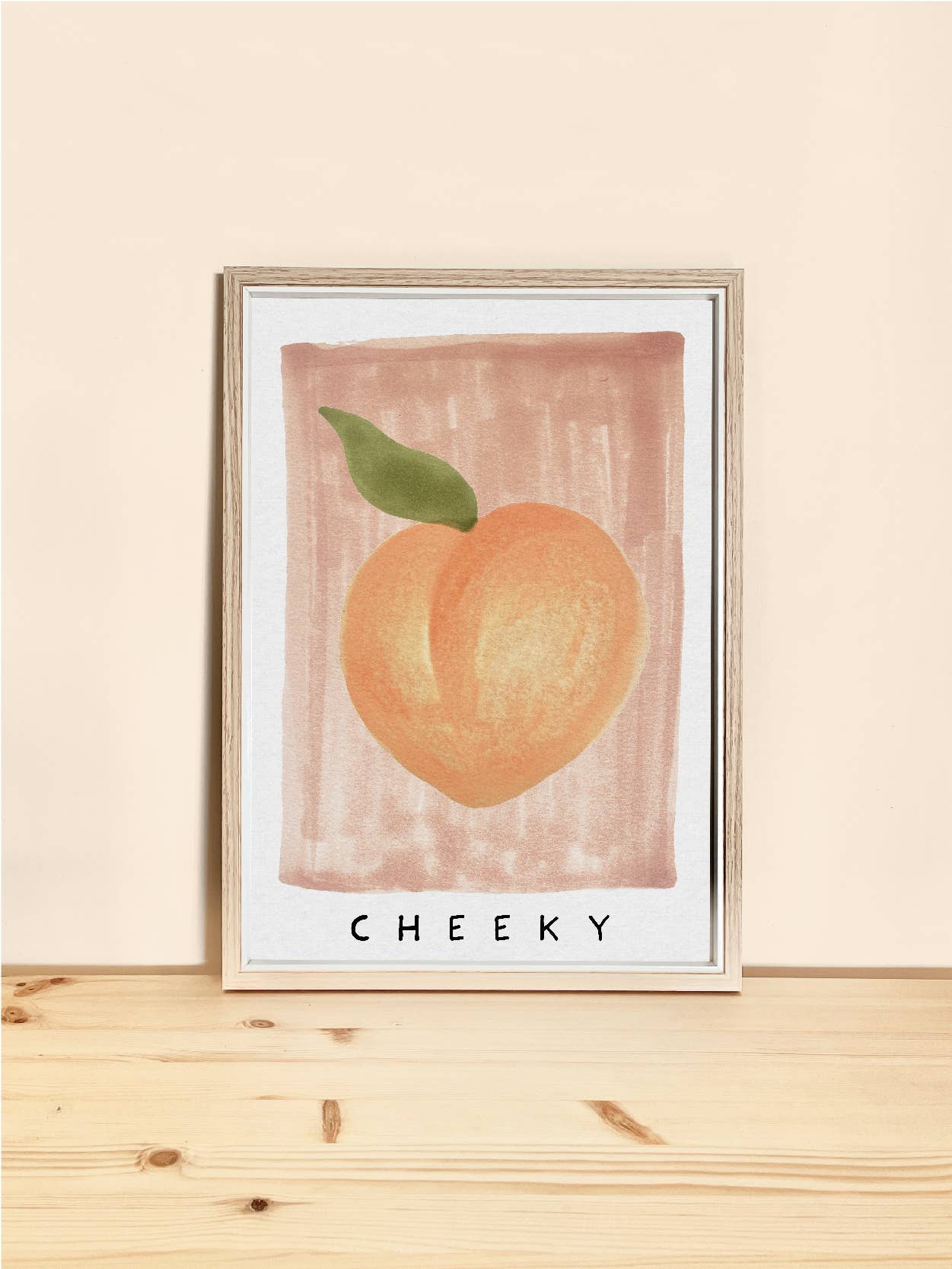 Cheeky Hand and Palm Art Print on Recycled Paper: A3