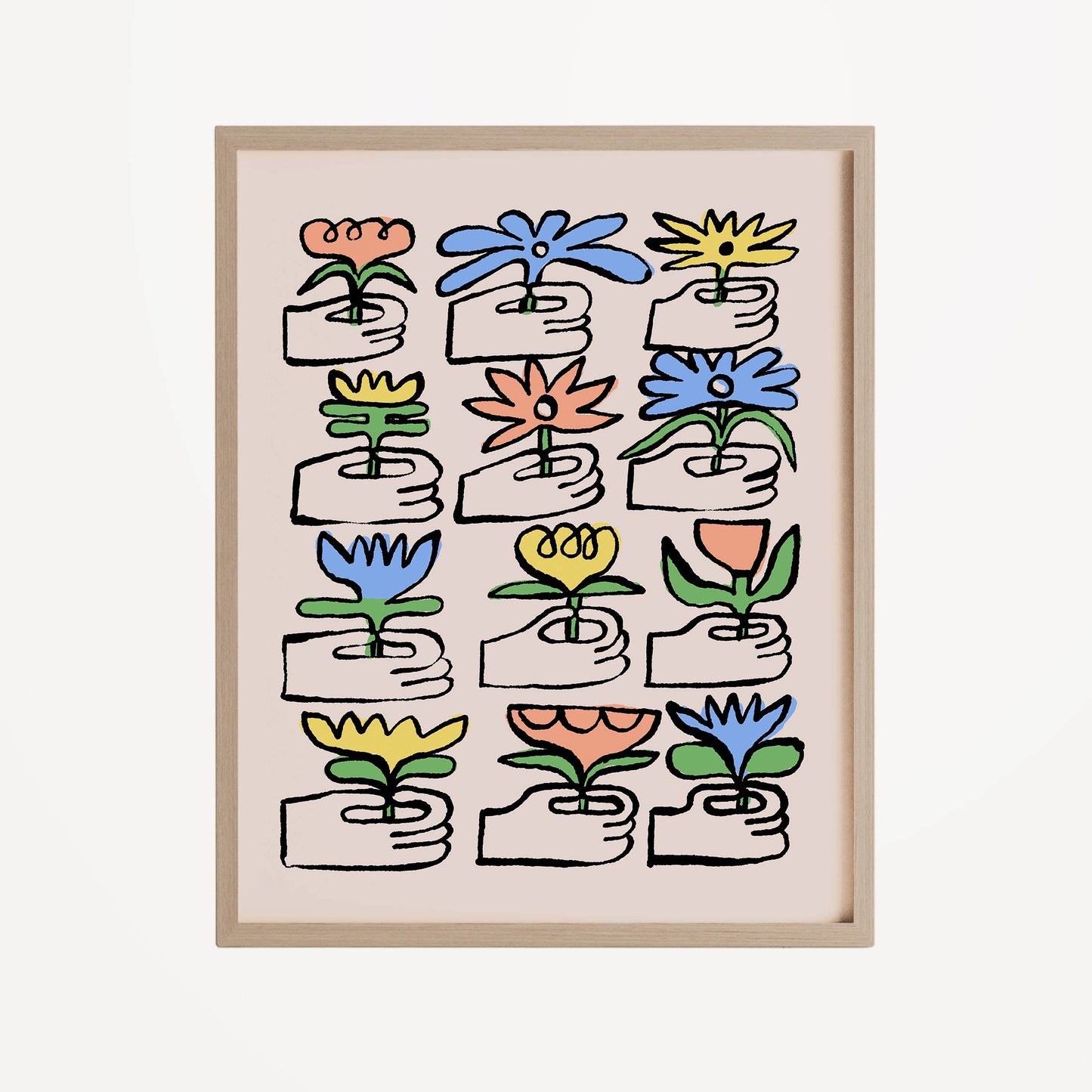 A3 For All Of You Multi Coloured Art Print