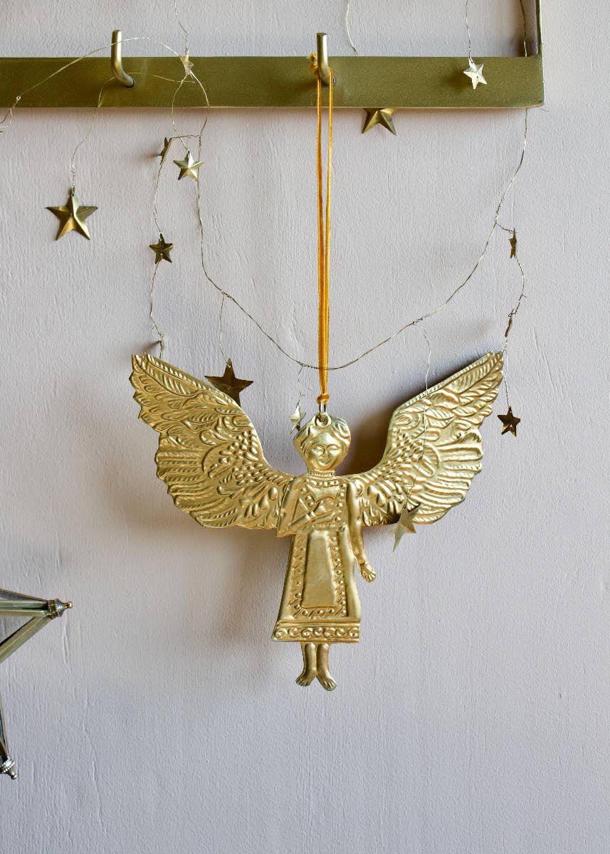 EXCLUSIVE - Brass Angel Ornament