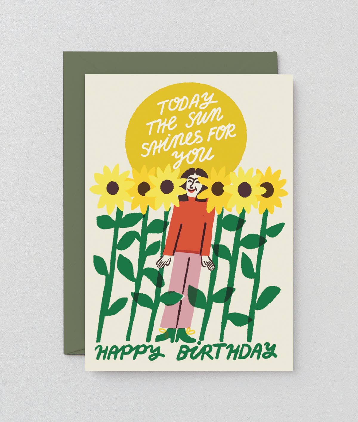 'Today The Sun Shines For You' Birthday Card