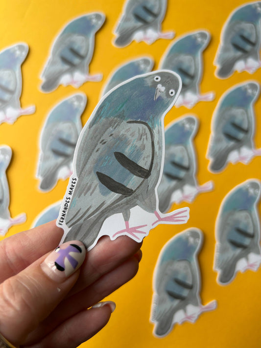 Oregano The Pigeon Vinyl Sticker