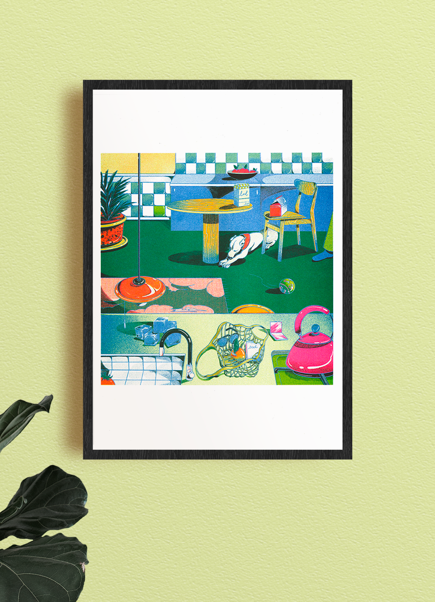 A3 poster - Beya Panicha - Quad in room